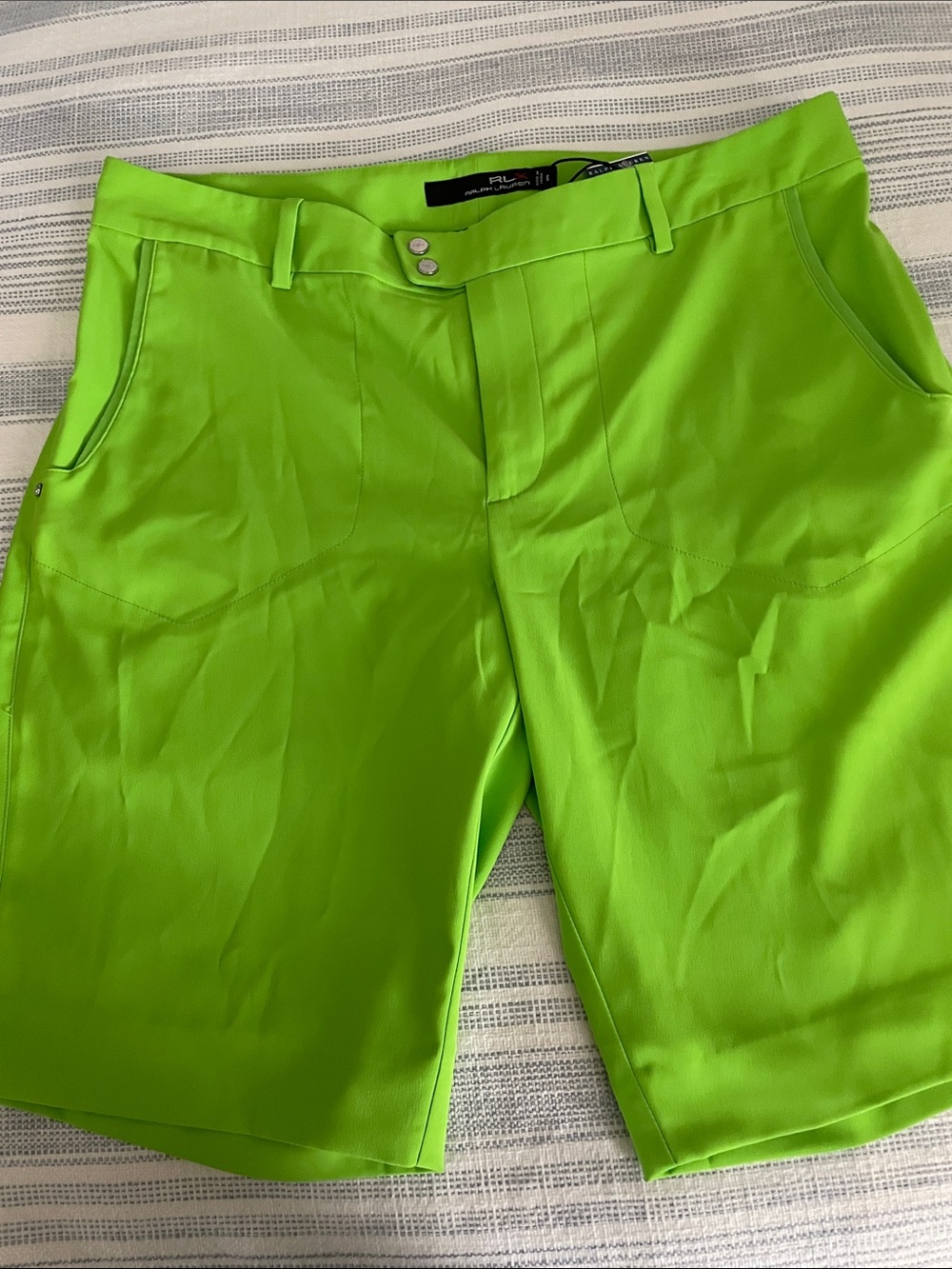 Ralph Lauren Neon Lime Green Women’s Golf Shorts